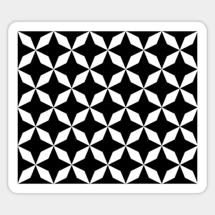 Abstract pattern - black and white. Sticker